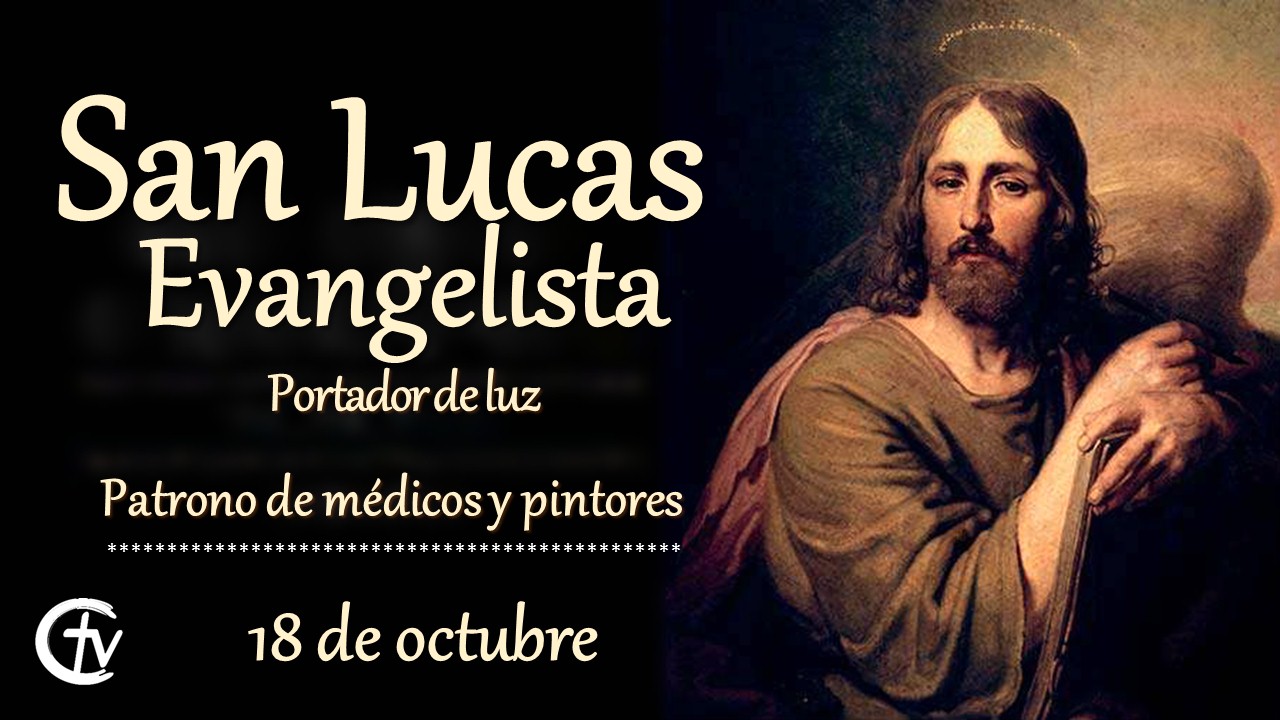 Transformador Escoger simpatía SANTO DEL DÍA || San Lucas Evangelista, patrono de médicos y pintores |  Cristovisión