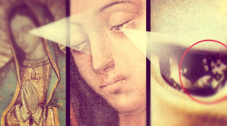 El milagro en los ojos de la Virgen de Guadalupe